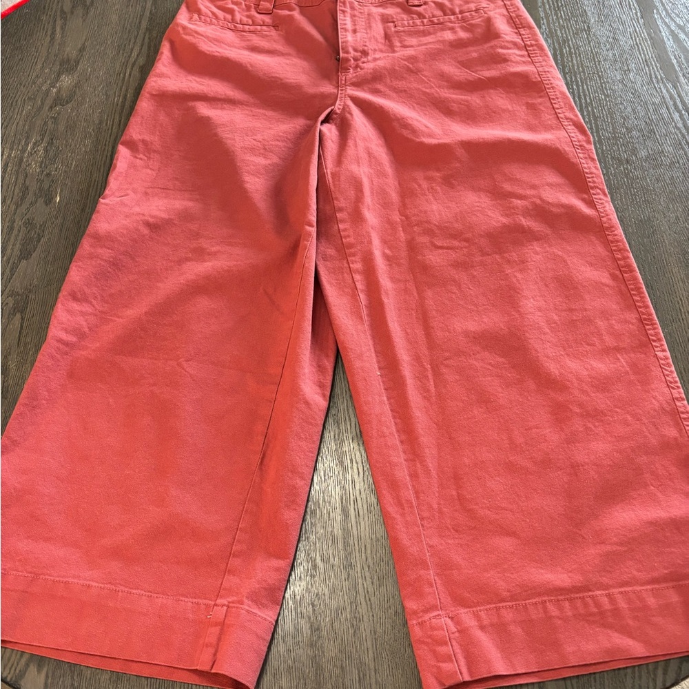 Stylish Wide-Leg Coral Pants